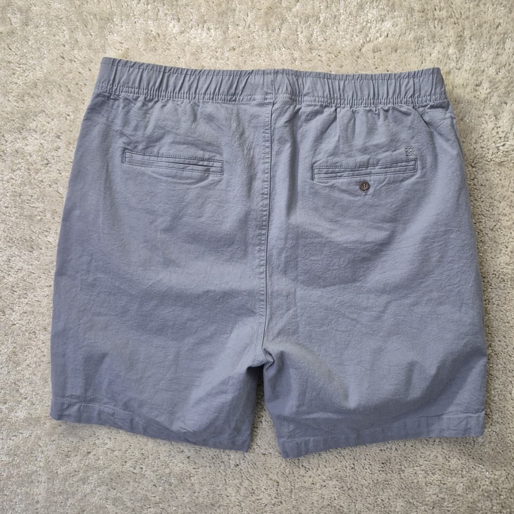 Free Fly Stretch Canvas Shorts Mens XL Gray 7 Inch Drawstring Bamboo Beach Skate - Picture 8 of 8